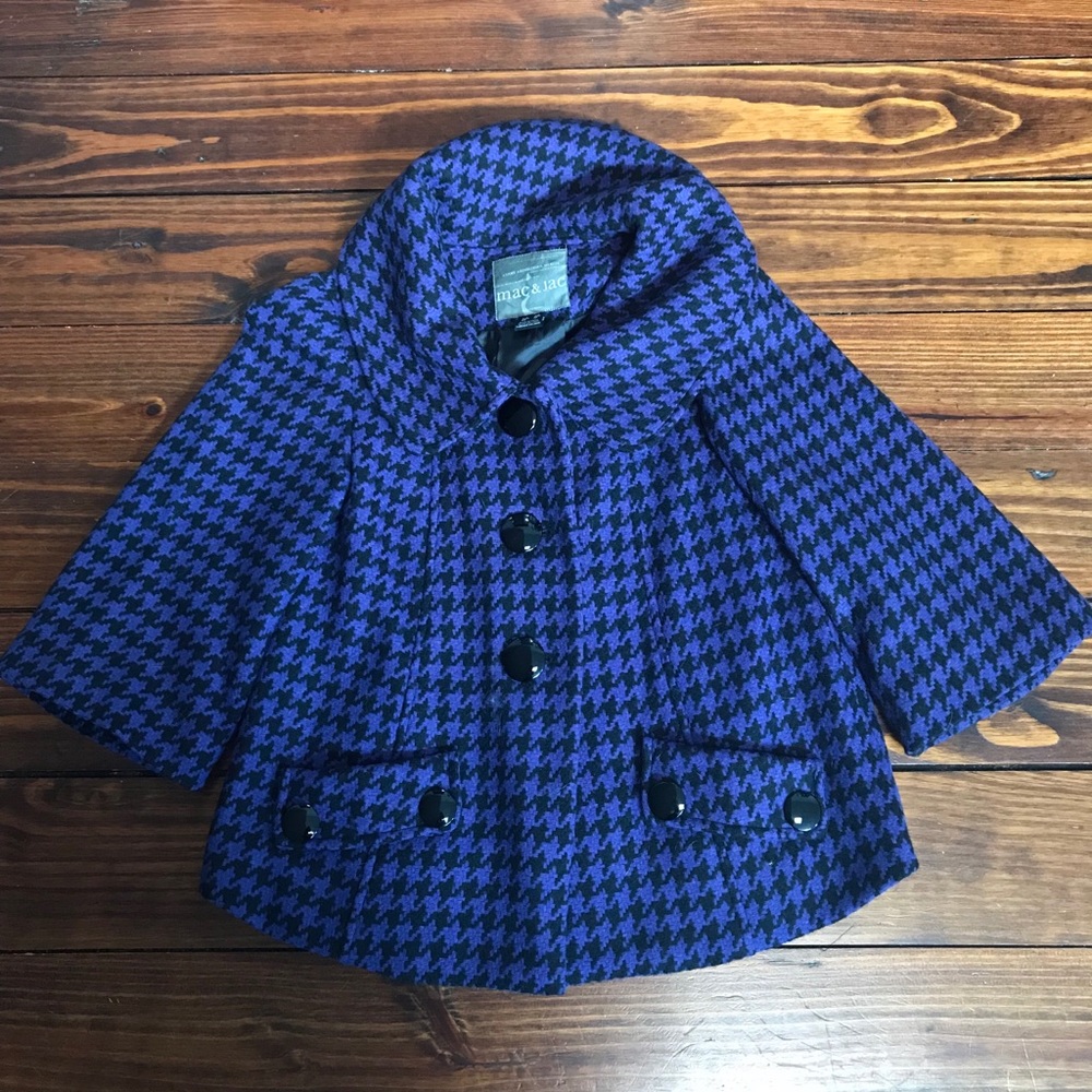 Mac and jac houndstooth jacket